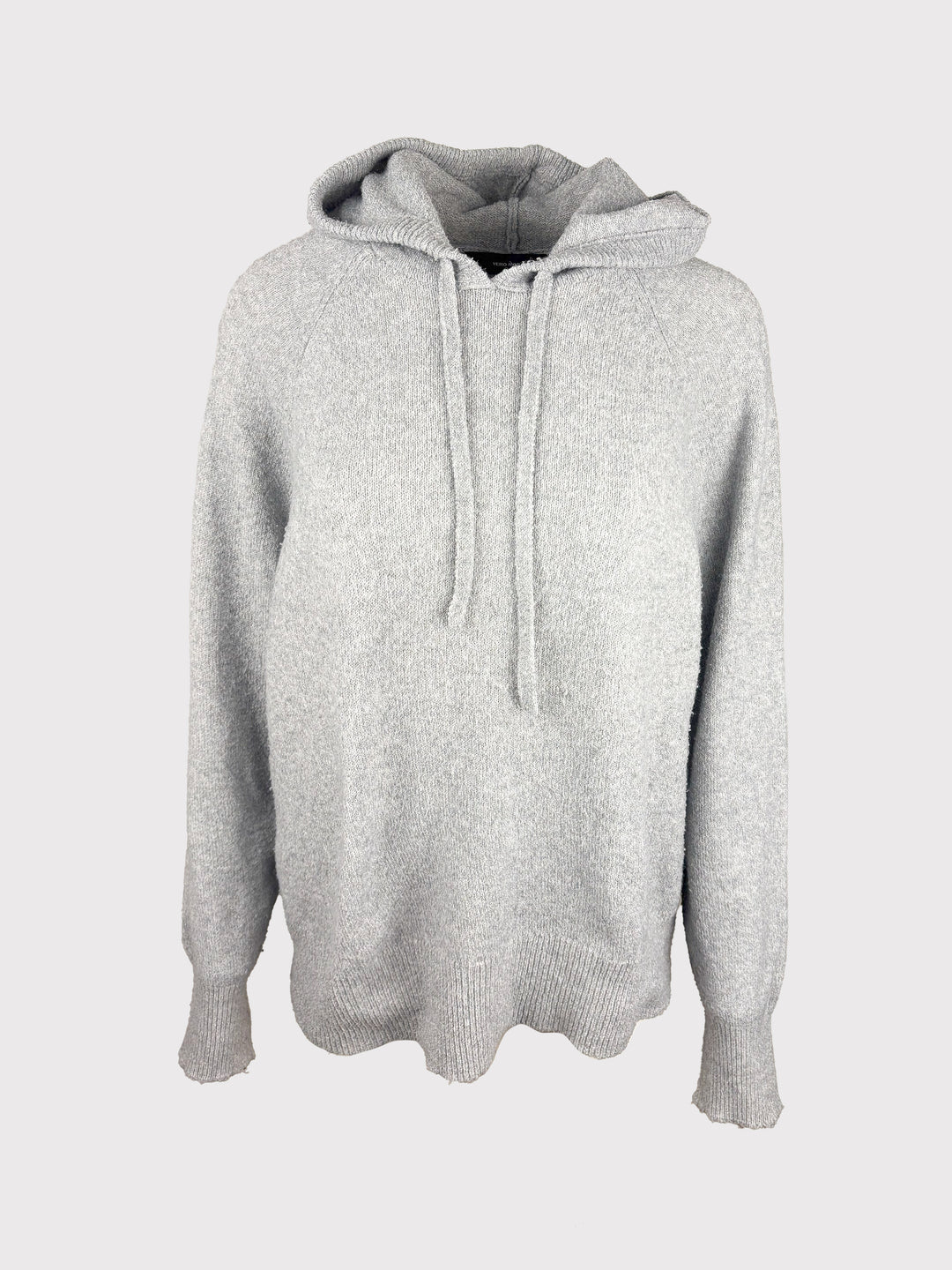 Kapuzenpullover aus Strick Hellgrau Vero Moda M 38
