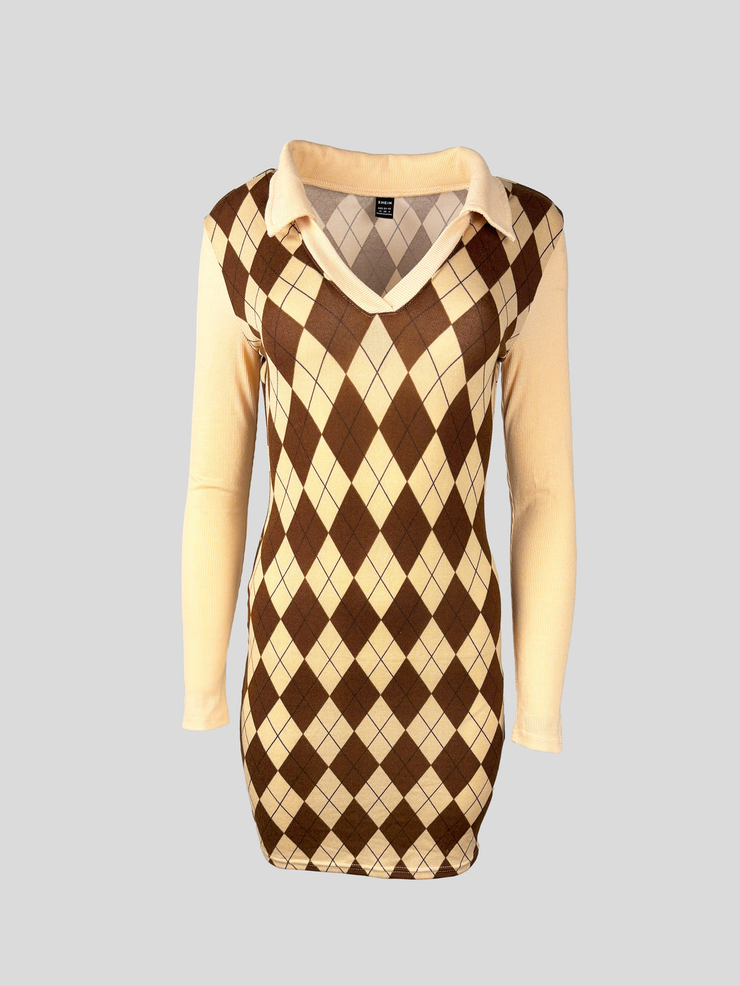 Strickkleid mit Muster