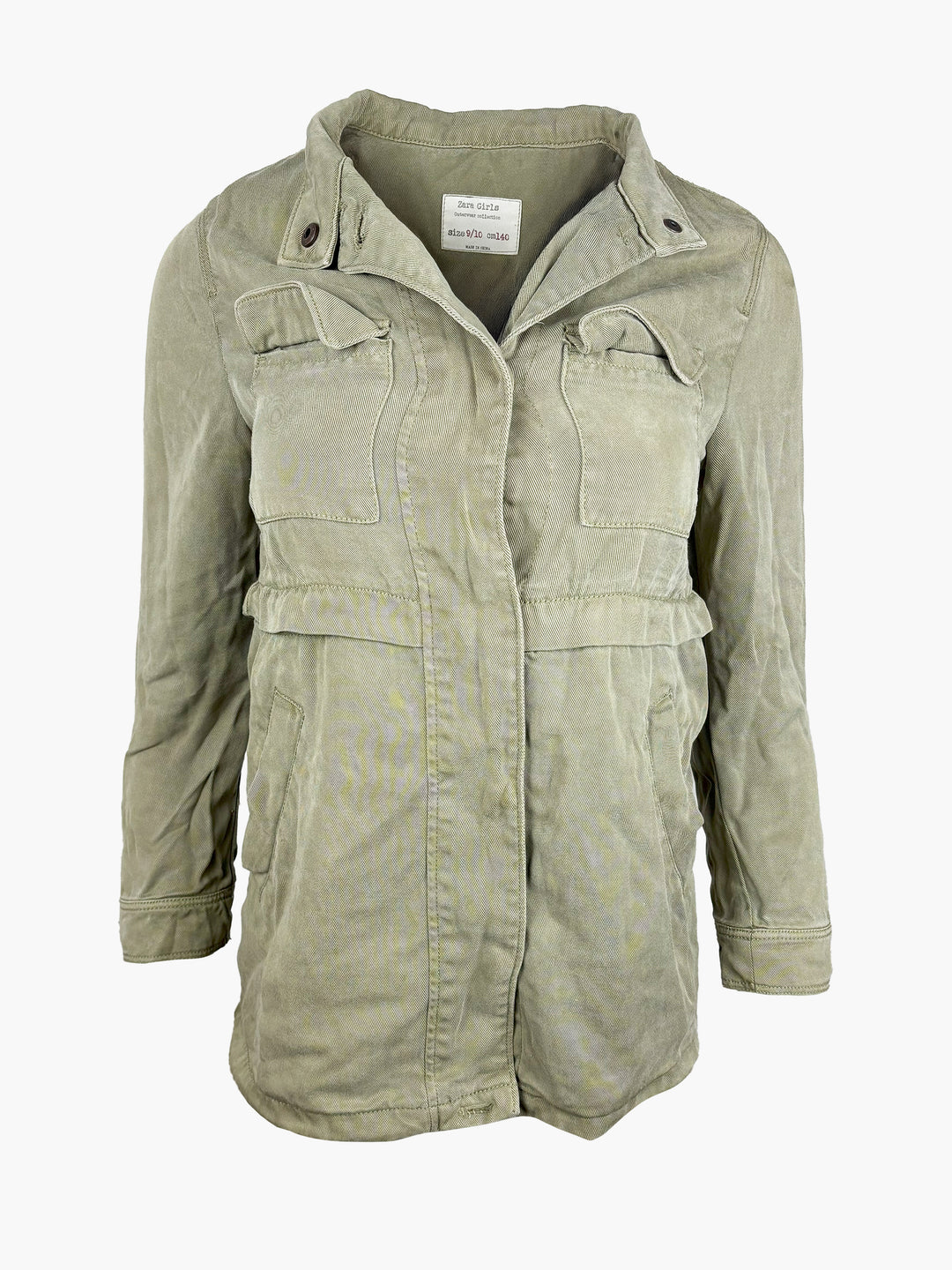 ZARA Damen Jacke M 38 Beige