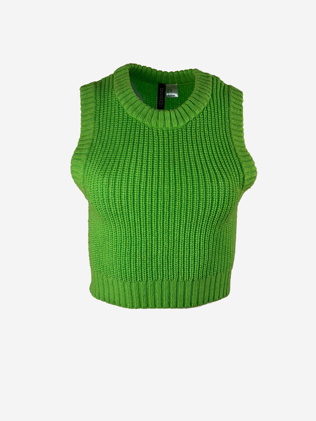Top gestrickt grün