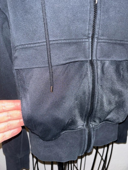 Nike Air Damen Hoodie Jacke S Schwarz – Kapuzenjacke mit Mesh-Taschen 5