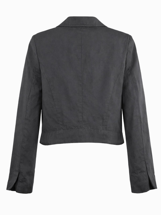 Et Vous Paris Cropped Blazer Damen Schwarz/Grau Gr. S (36) – Sehr guter Zustand1