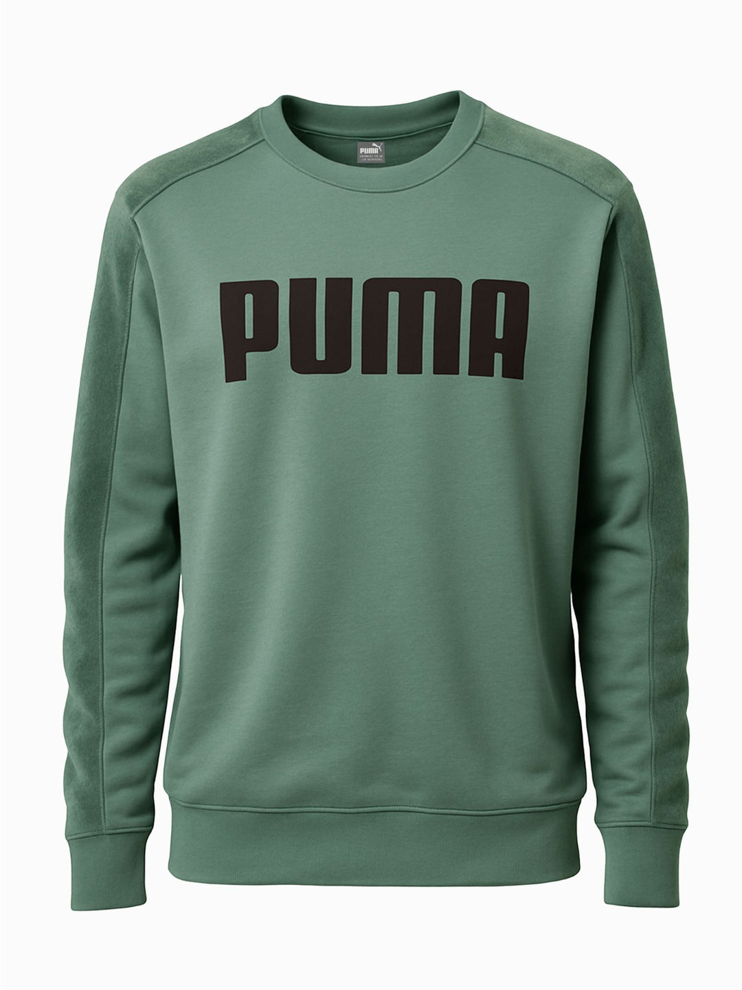 Puma Pullover L Grün Herren Sweatshirt Logo Sehr guter Zustand0