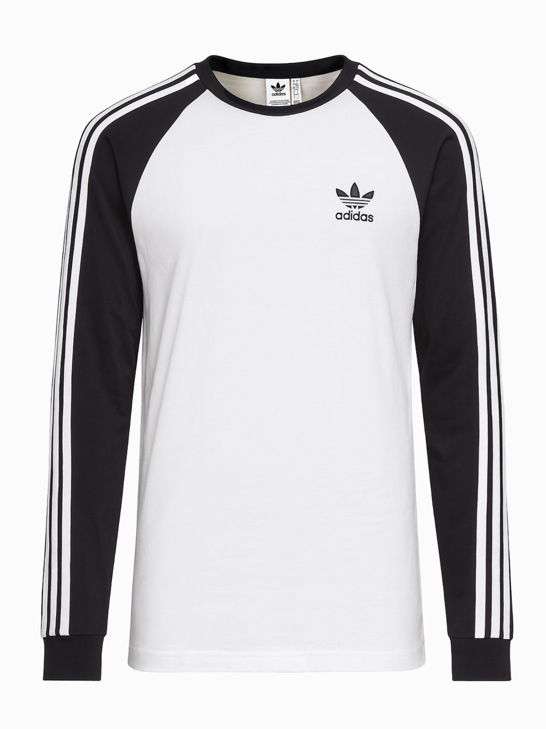 Adidas Originals Longsleeve L  Weiß Schwarz  3 Streifen Raglan Shirt Sehr gut0