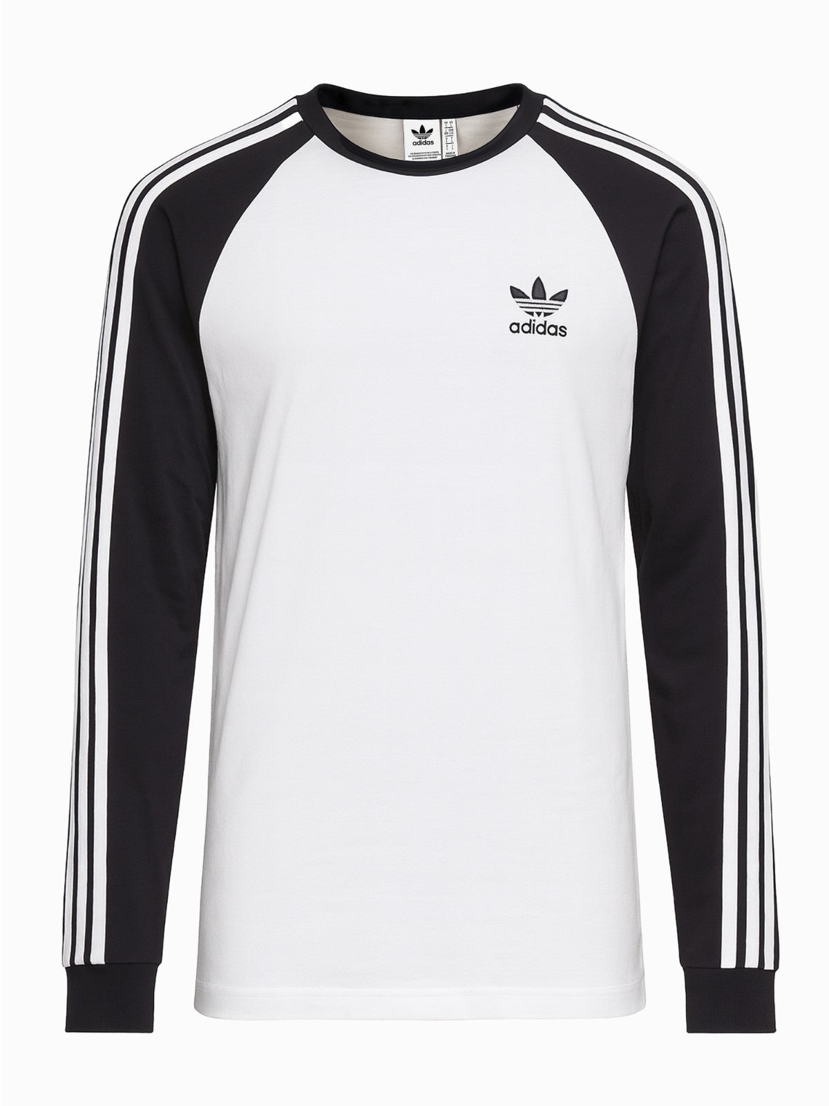 Adidas Originals Longsleeve L  Weiß Schwarz  3 Streifen Raglan Shirt Sehr gut0