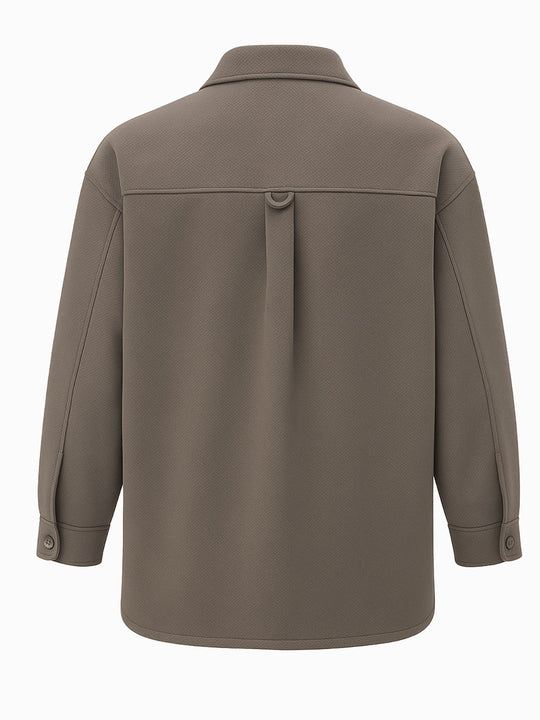 Kangol x H&M Overshirt Hemdjacke XL Grau Schwarz Herren Übergangsjacke1