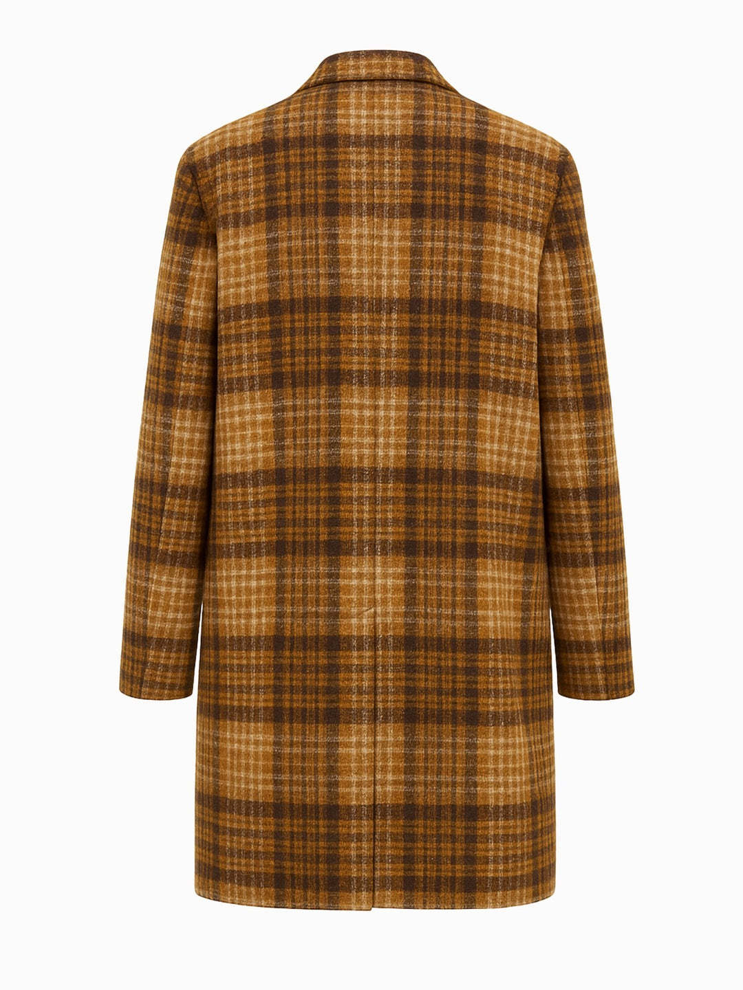 ZARA Mantel Herren Braun Kariert Größe XL  Sehr guter Zustand1