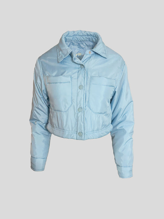 Jacke Hellblau