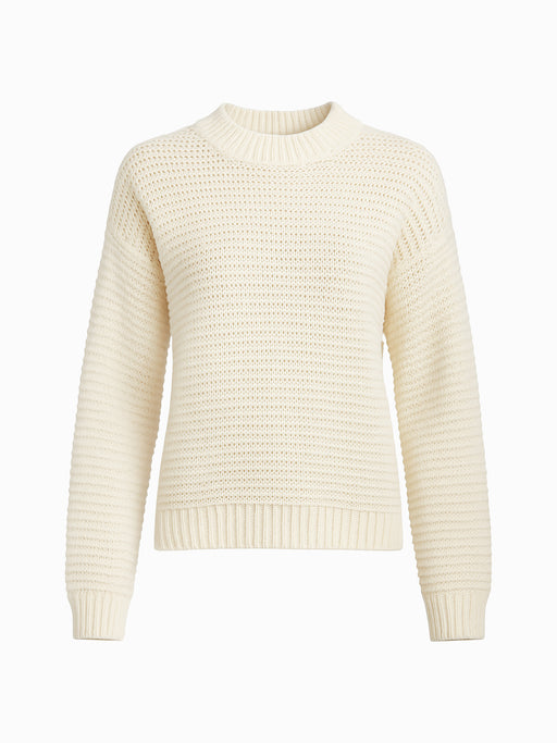 NA-KD Damen Pullover S Creme