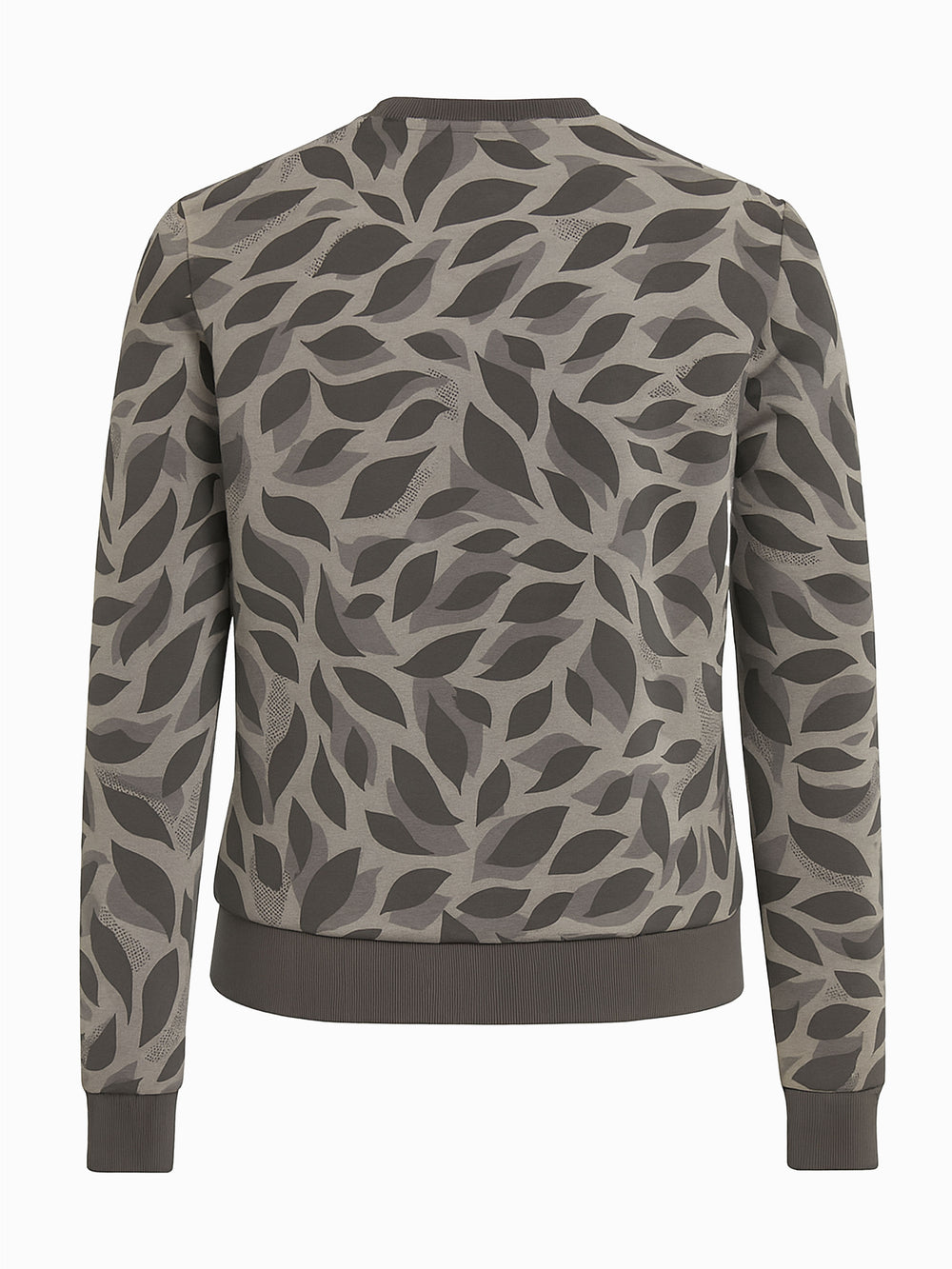 adidas Damen Sweatshirt Grau Logo Print Camouflage Muster