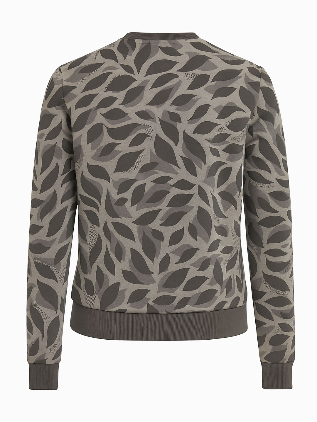 adidas Damen Sweatshirt Grau Logo Print Camouflage Muster