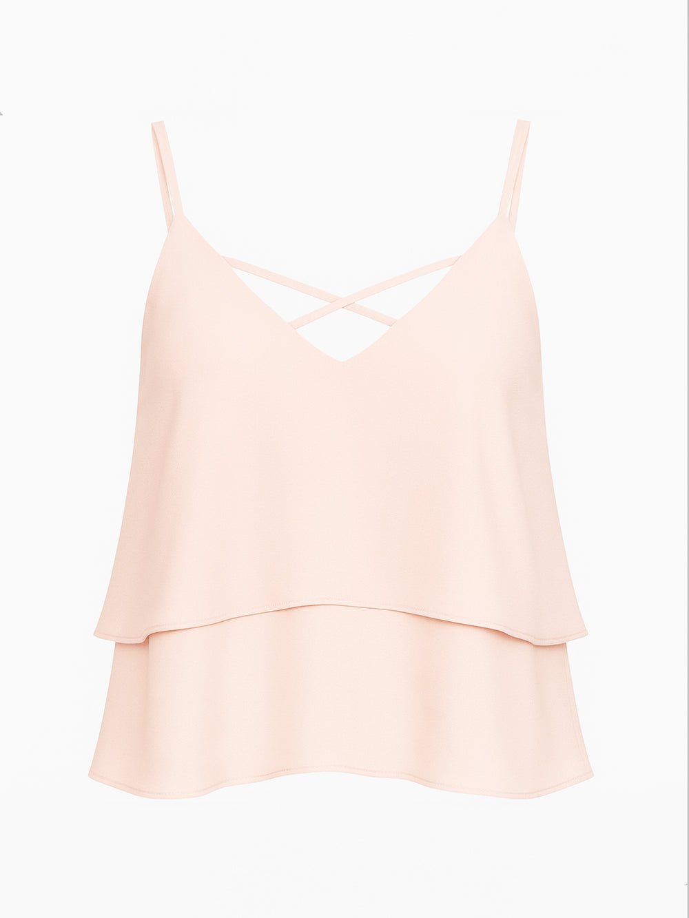 Colloseum Rosé Top – Doppellagig & luftig, Größe S 36