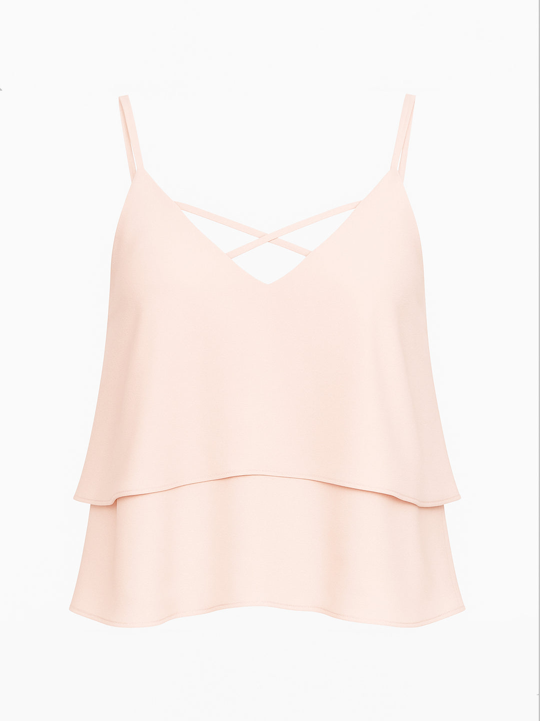 Colloseum Rosé Top – Doppellagig & luftig, Größe S 36