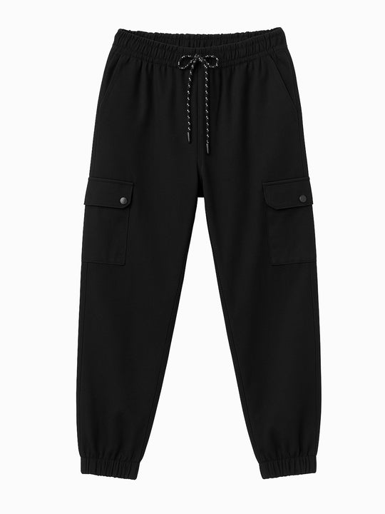 Zara Cargo Jogginghose Schwarz L Herren Cargohose Sweatpants