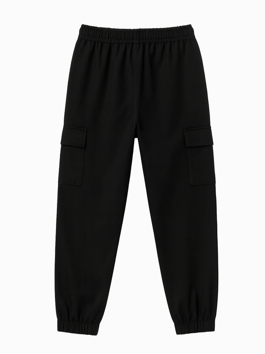 Zara Cargo Jogginghose Schwarz L Herren Cargohose Sweatpants