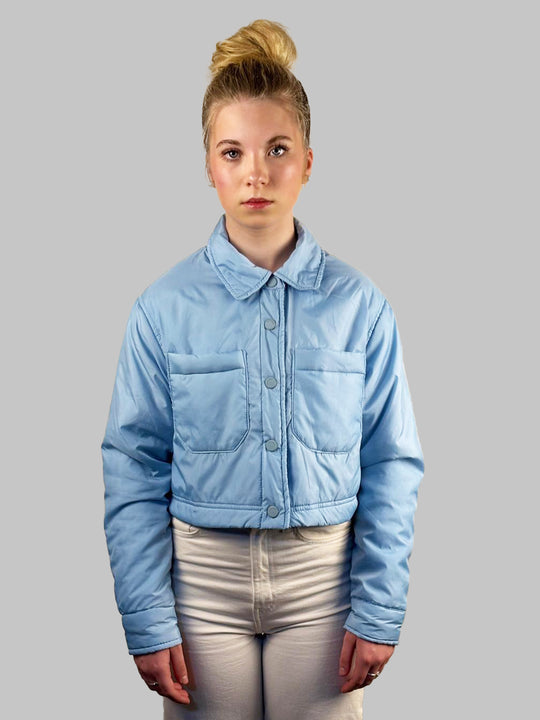Jacke Hellblau