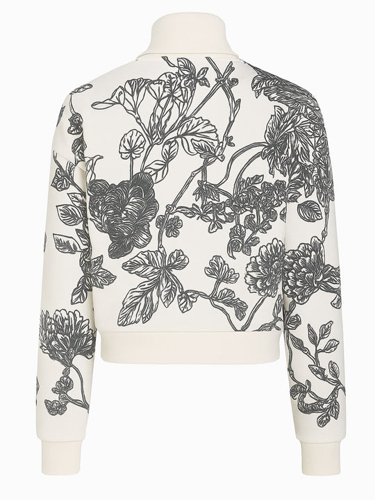 Vero Moda Jacke XS Creme Floral Print Leicht Sehr guter