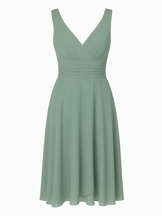 Omonsim Abendkleid Mintgrün Größe S Neu mit Etikett V-Ausschnitt