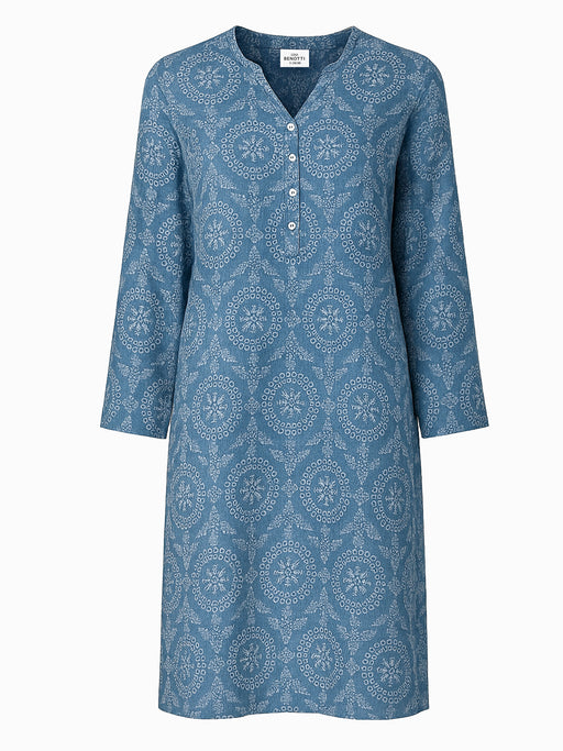 Gina Benotti Kleid Hellblau Größe S Neu mit Etikett Muster