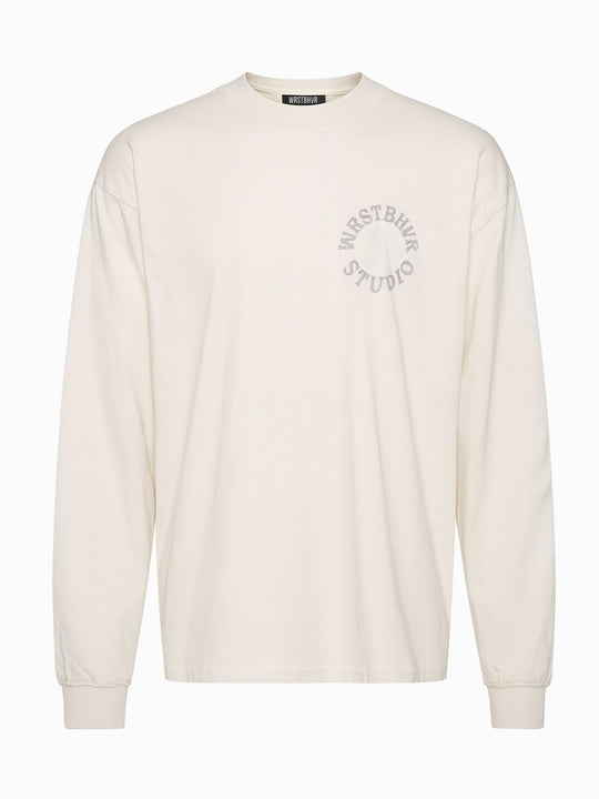 WRSTBHVR Longsleeve  Größe M  Farbe Creme  Sehr gut erhalten