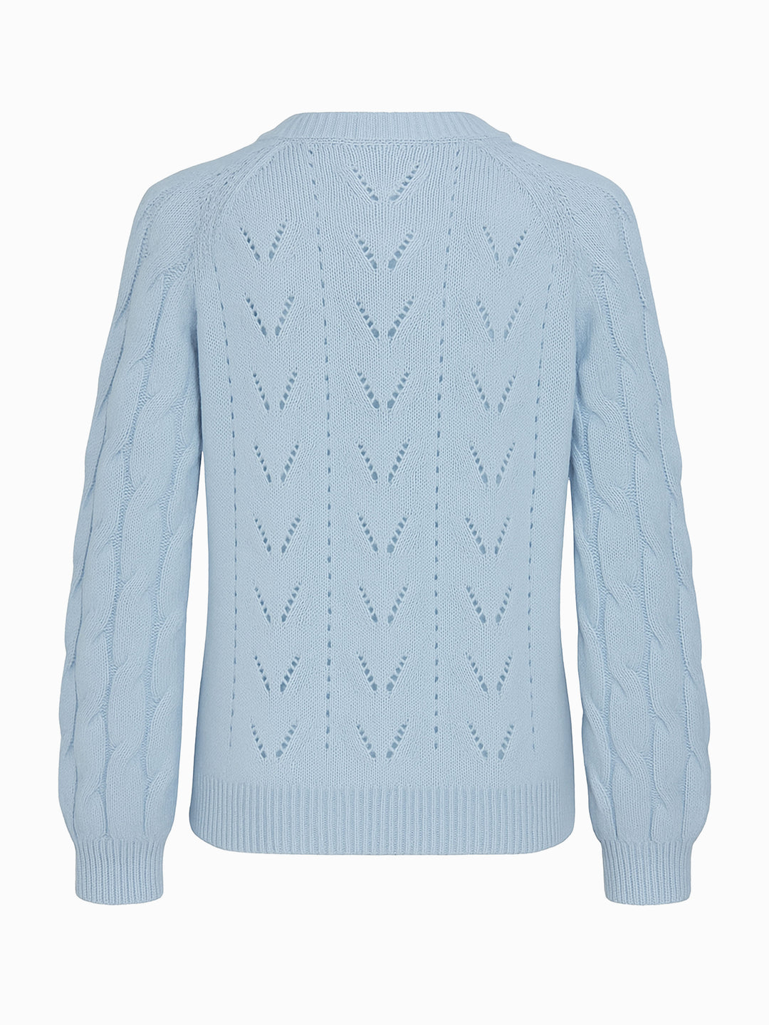 ONLY Damen Pullover Größe XS Hellblau Lochstrick Sehr guter Zustand