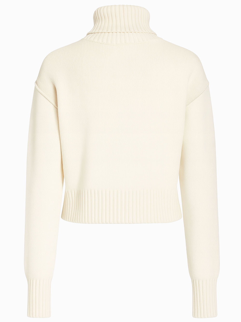 Calvin Klein Jeans Rollkragenpullover Creme S 36 Damen Strickpullover