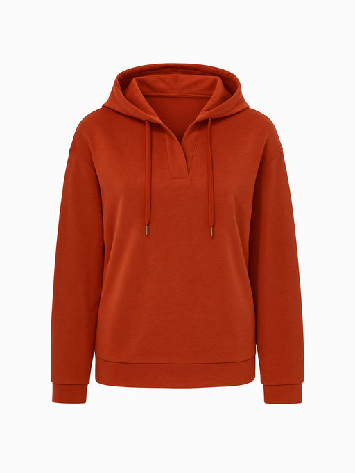 s.Oliver Damen Hoodie Korallenrot Größe XS