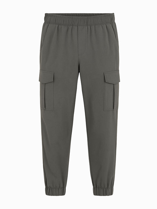 Zara Damen Cargo Hose XS 34 Schwarz Jogger Stil Seitentaschen