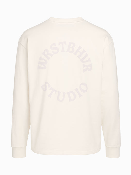 WRSTBHVR Longsleeve  Größe M  Farbe Creme  Sehr gut erhalten